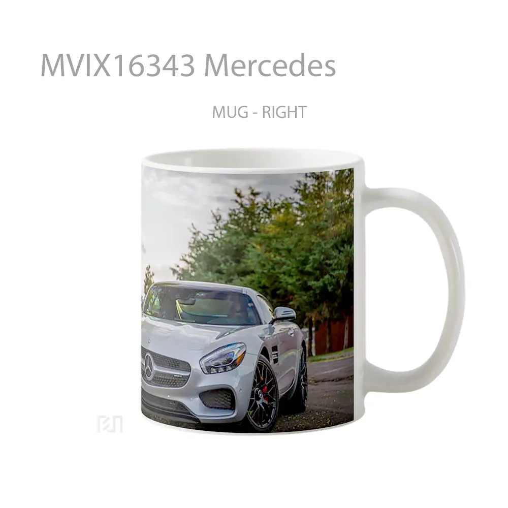 Mug Mercedes Full Wrap Lanscape - All-side / Desain