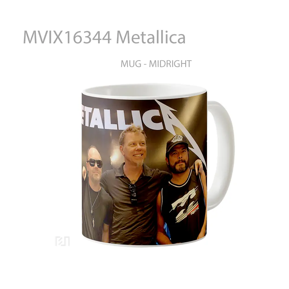 Mug Metallica Full Wrap Lanscape - All-side / Desain