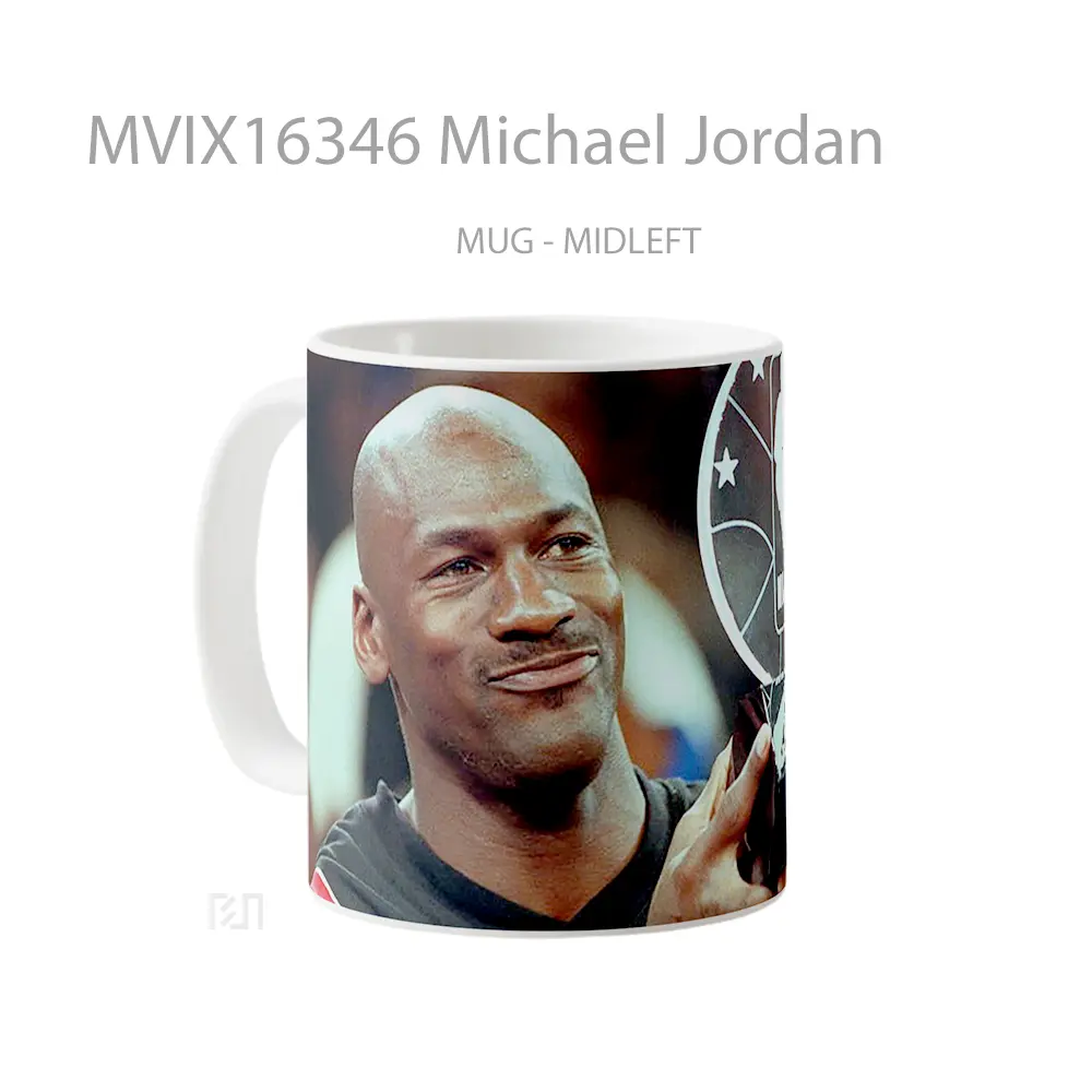 Mug Michael Jordan Full Wrap Lanscape - All-side / Desain