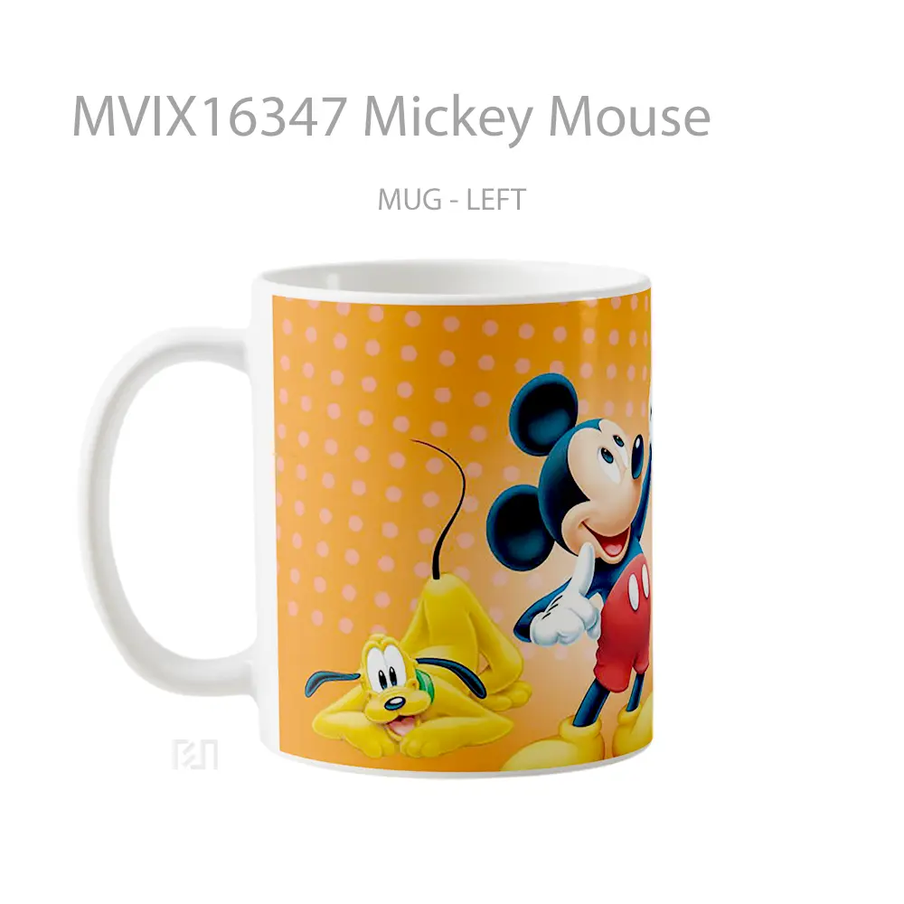 Mug Mickey Mouse Full Wrap Lanscape - All-side / Desain