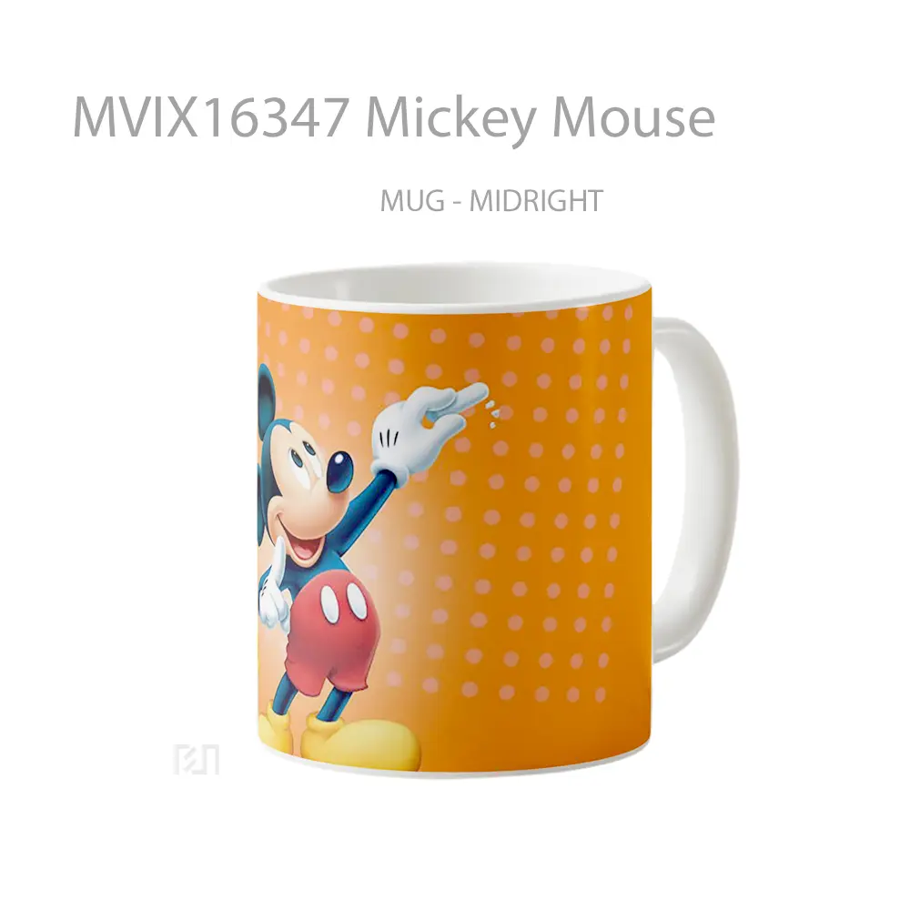 Mug Mickey Mouse Full Wrap Lanscape - All-side / Desain