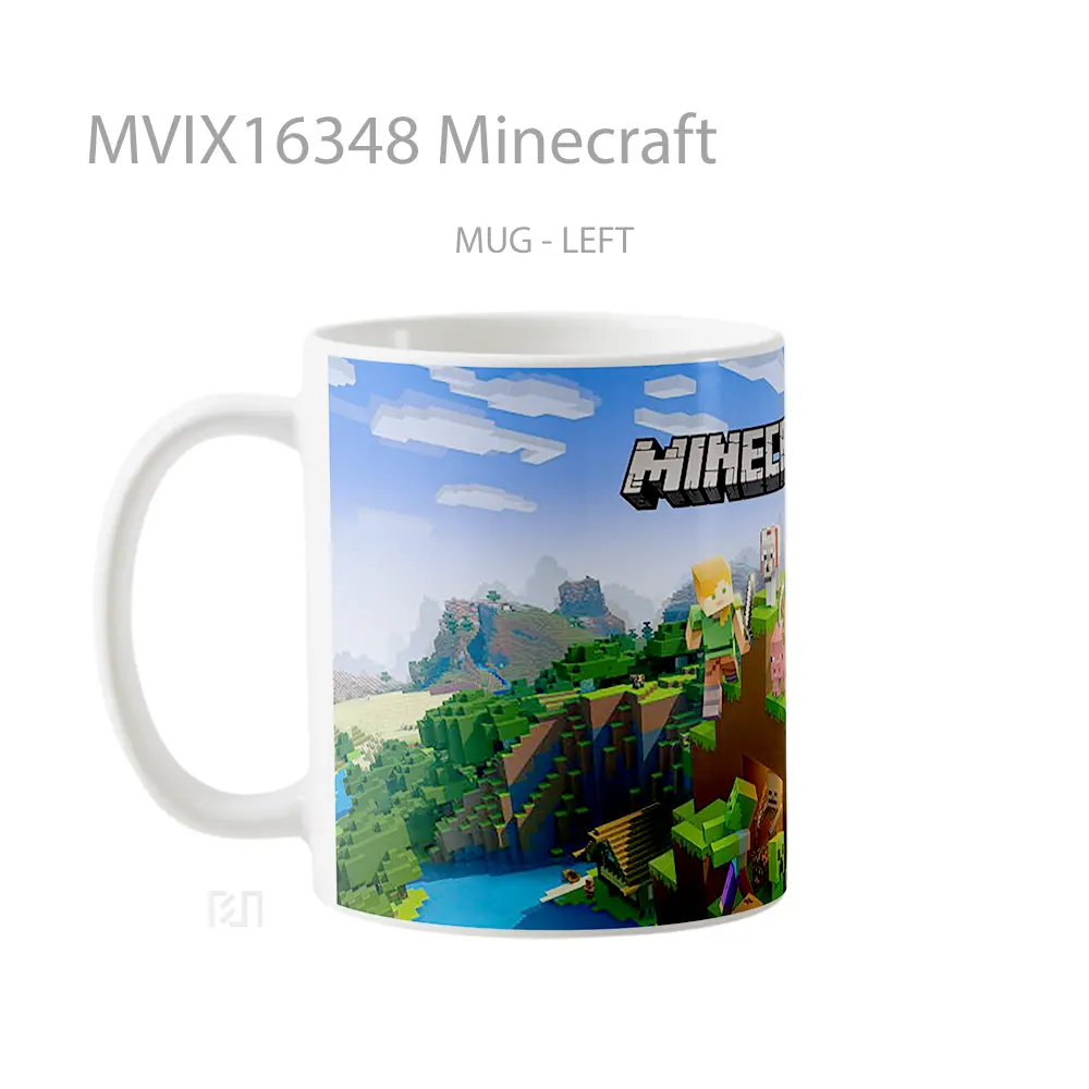 Mug Minecraft Full Wrap Lanscape - All-side / Desain
