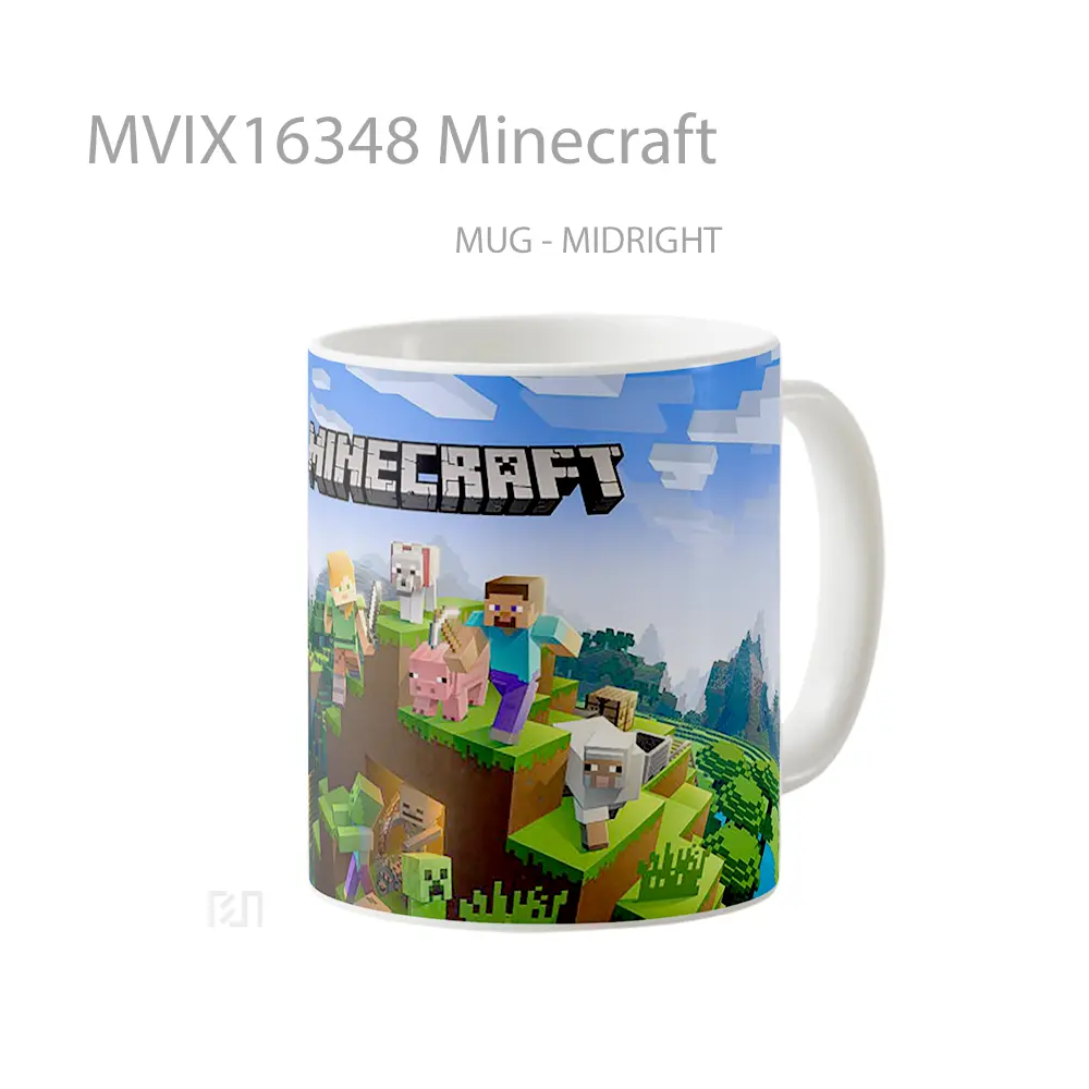 Mug Minecraft Full Wrap Lanscape - All-side / Desain