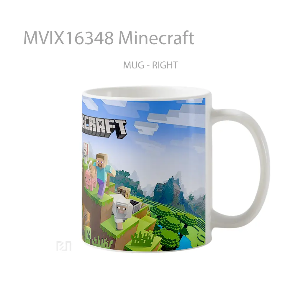 Mug Minecraft Full Wrap Lanscape - All-side / Desain