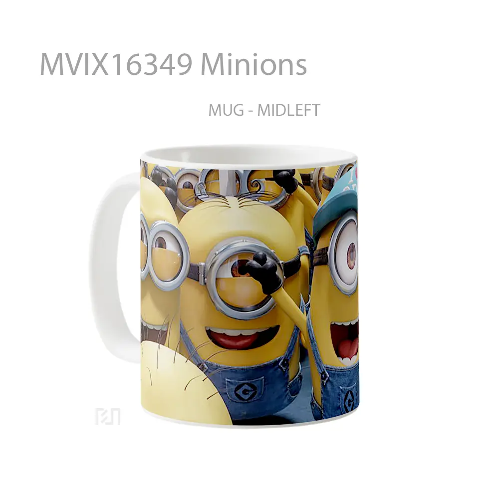 Mug Minions Full Wrap Lanscape - All-side / Desain
