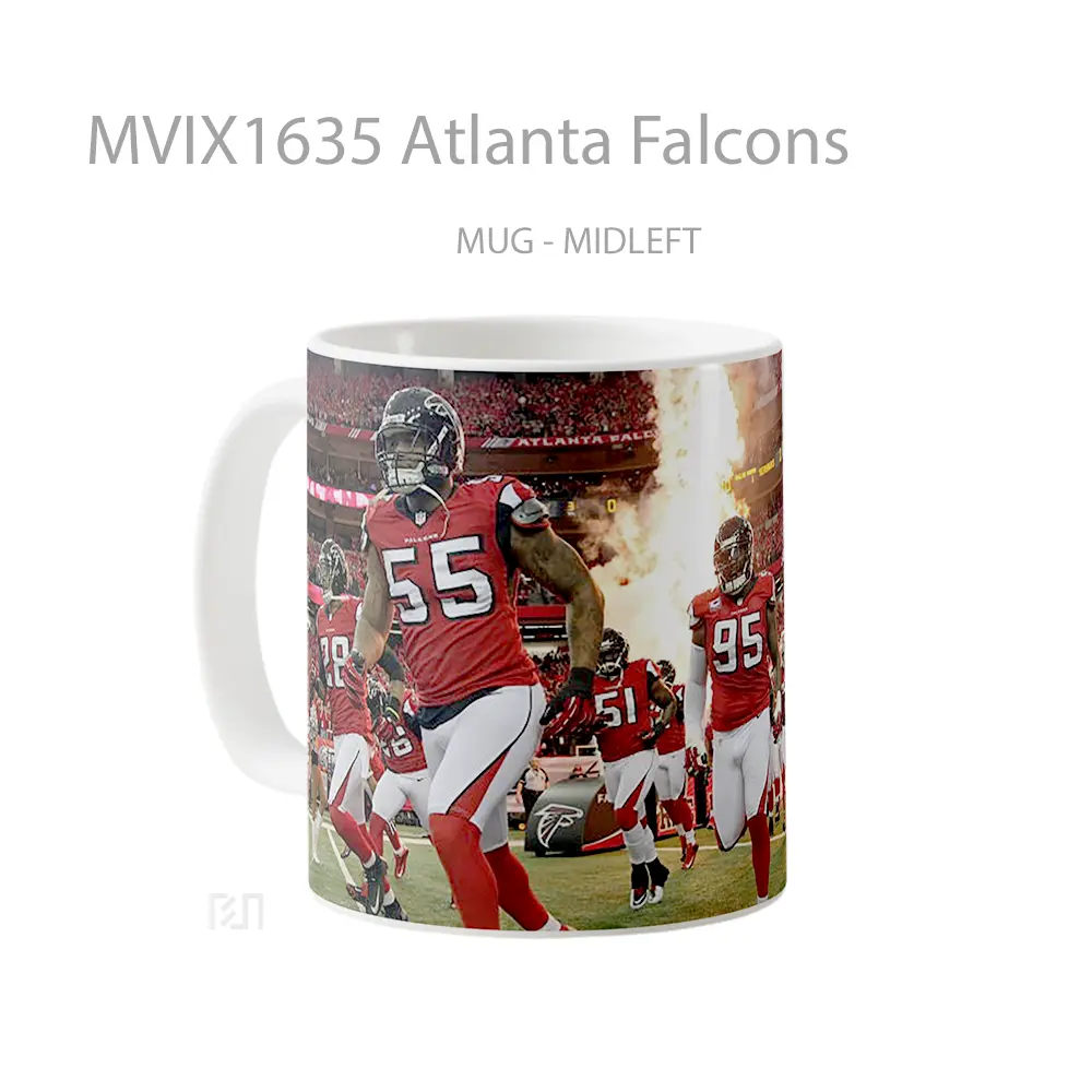 Mug Atlanta Falcons Full Wrap Lanscape - All-side / Desain