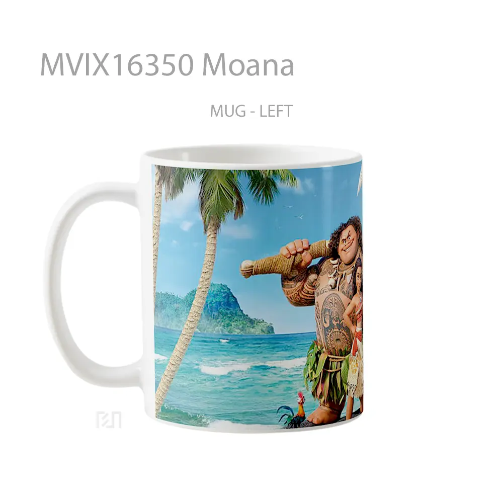 Mug Moana Full Wrap Lanscape - All-side / Desain