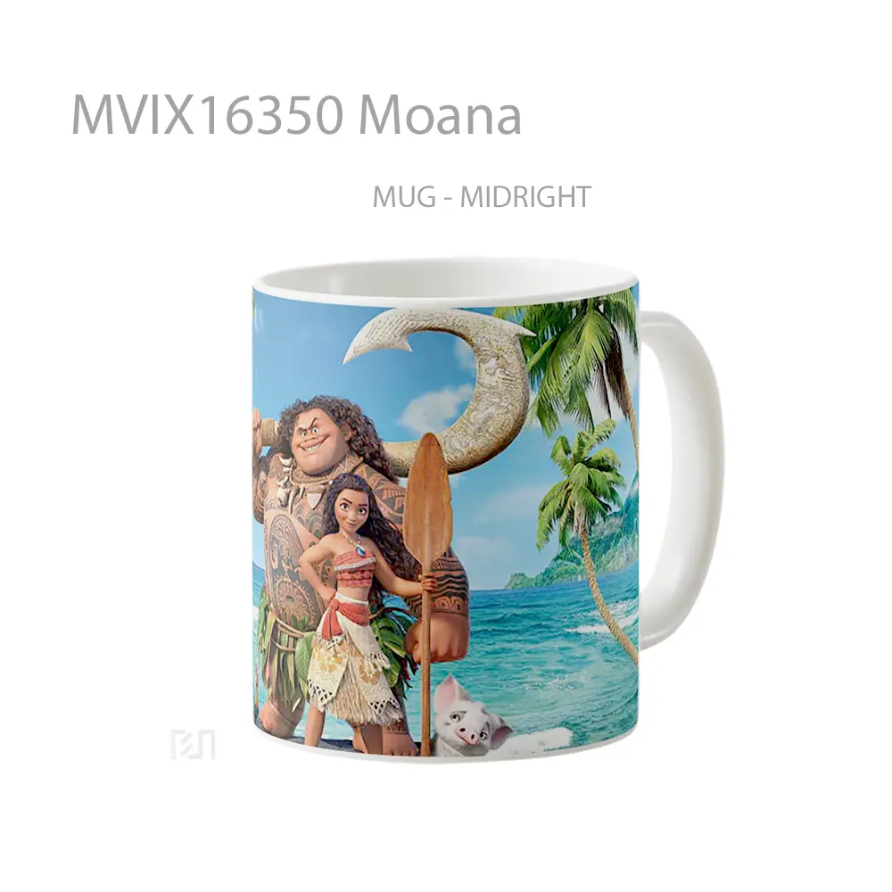 Mug Moana Full Wrap Lanscape - All-side / Desain