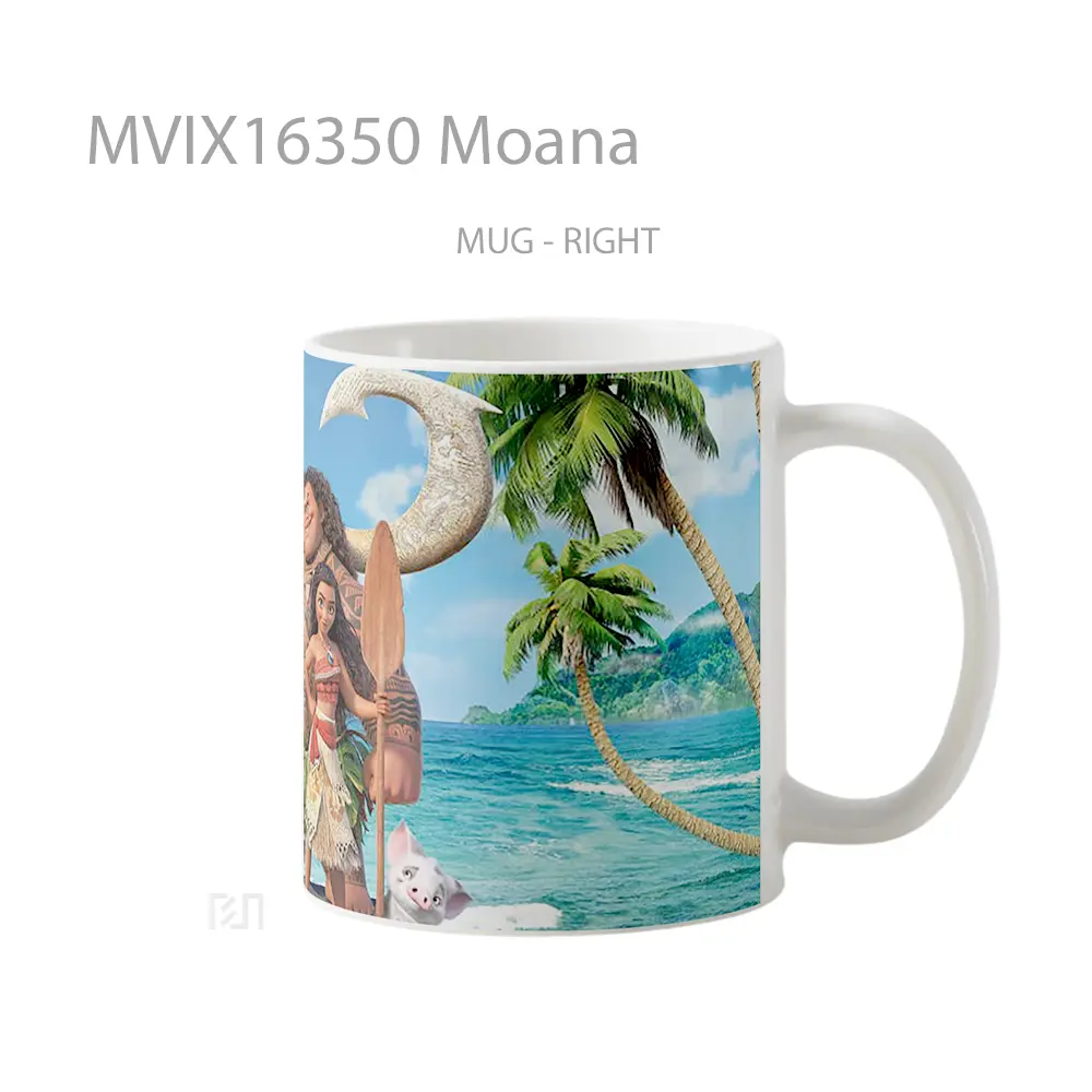 Mug Moana Full Wrap Lanscape - All-side / Desain