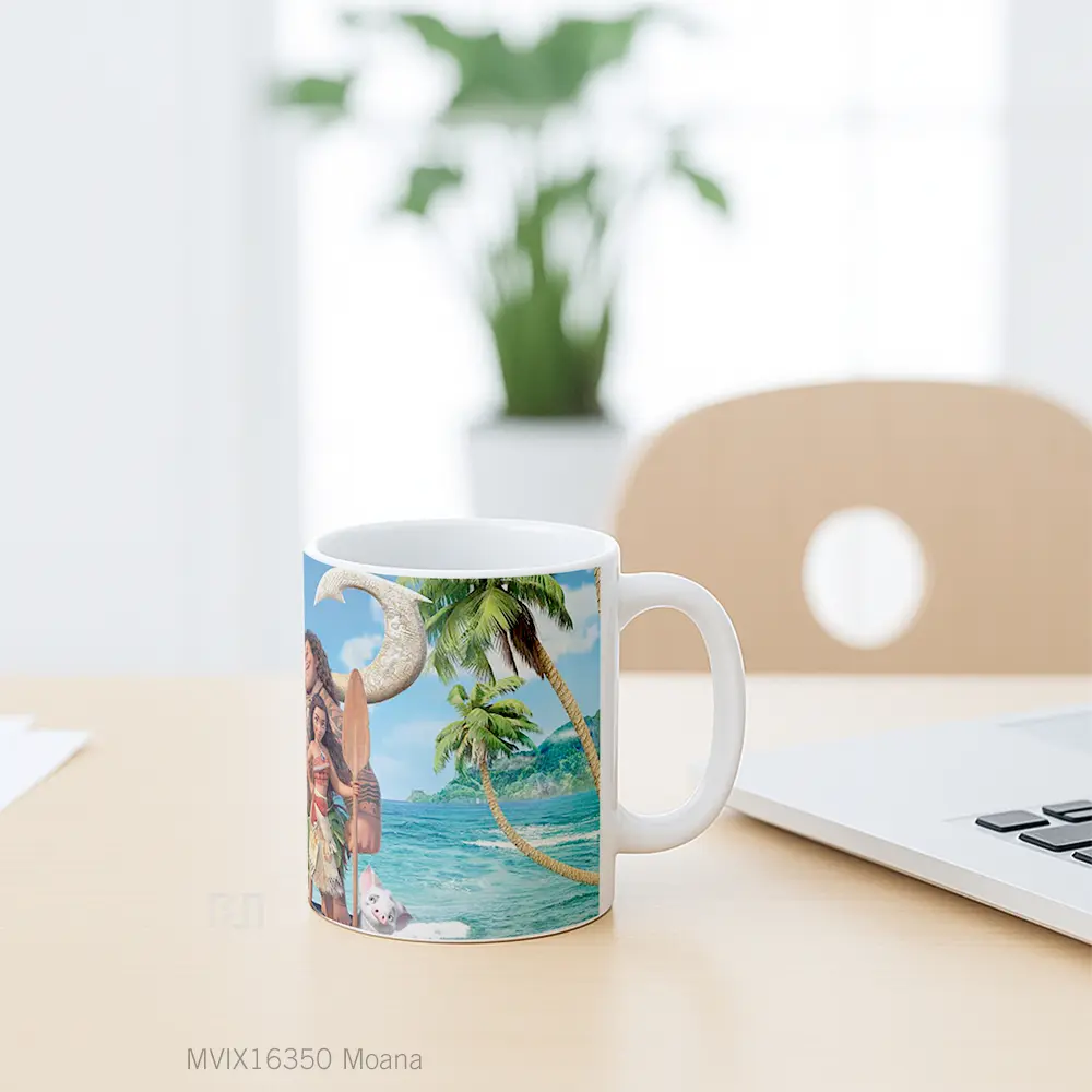Mug Moana Full Wrap Lanscape - All-side / Desain