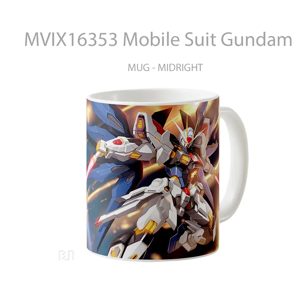 Mug Mobile Suit Gundam Full Wrap Lanscape - All-side / Desain
