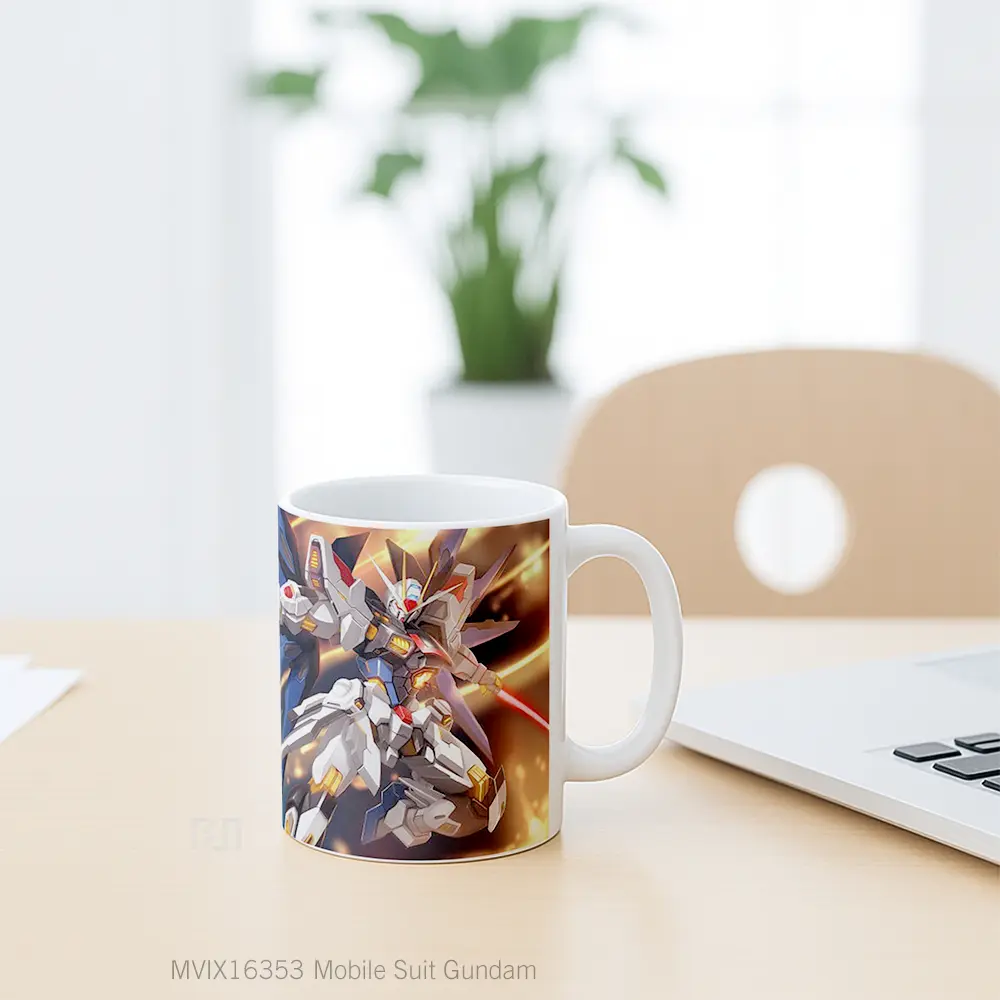 Mug Mobile Suit Gundam Full Wrap Lanscape - All-side / Desain