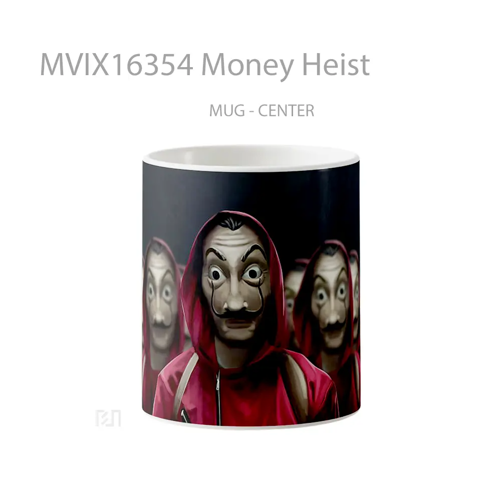 Mug Money Heist Full Wrap Lanscape