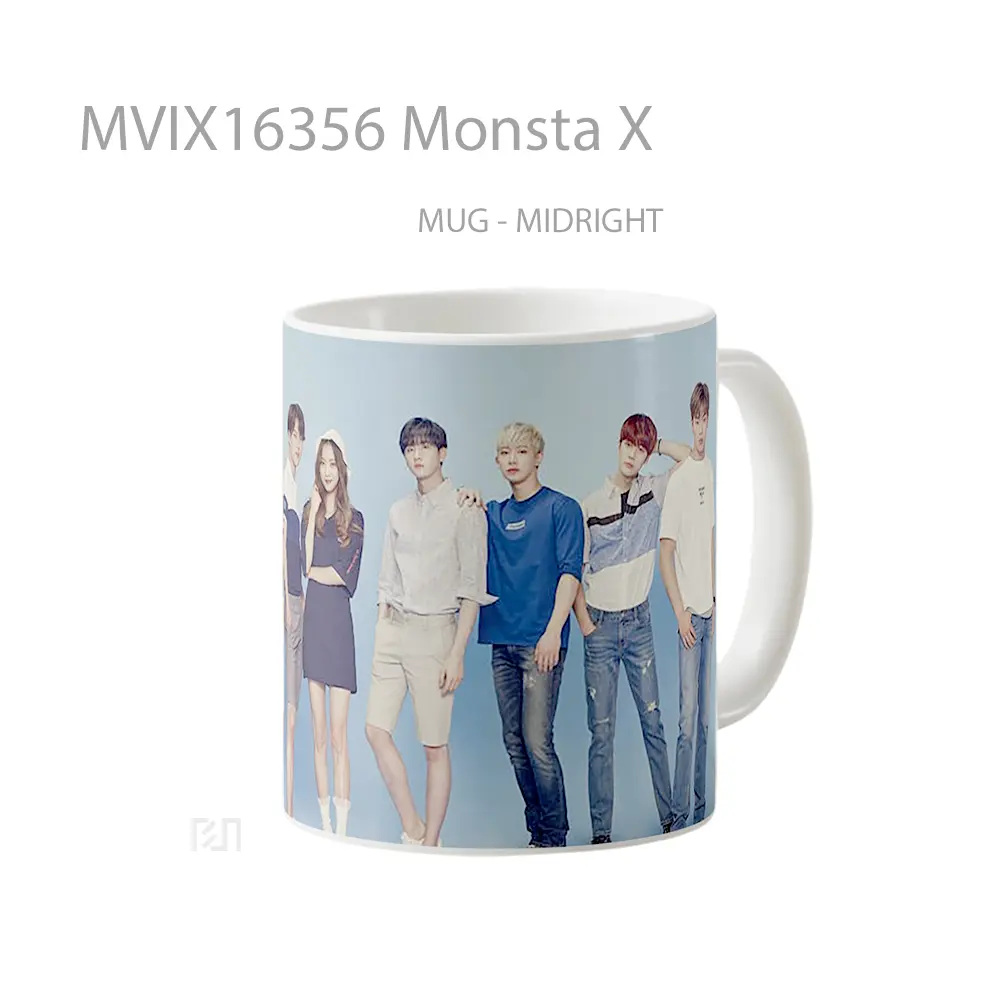 Mug Monsta X Full Wrap Lanscape - All-side / Desain