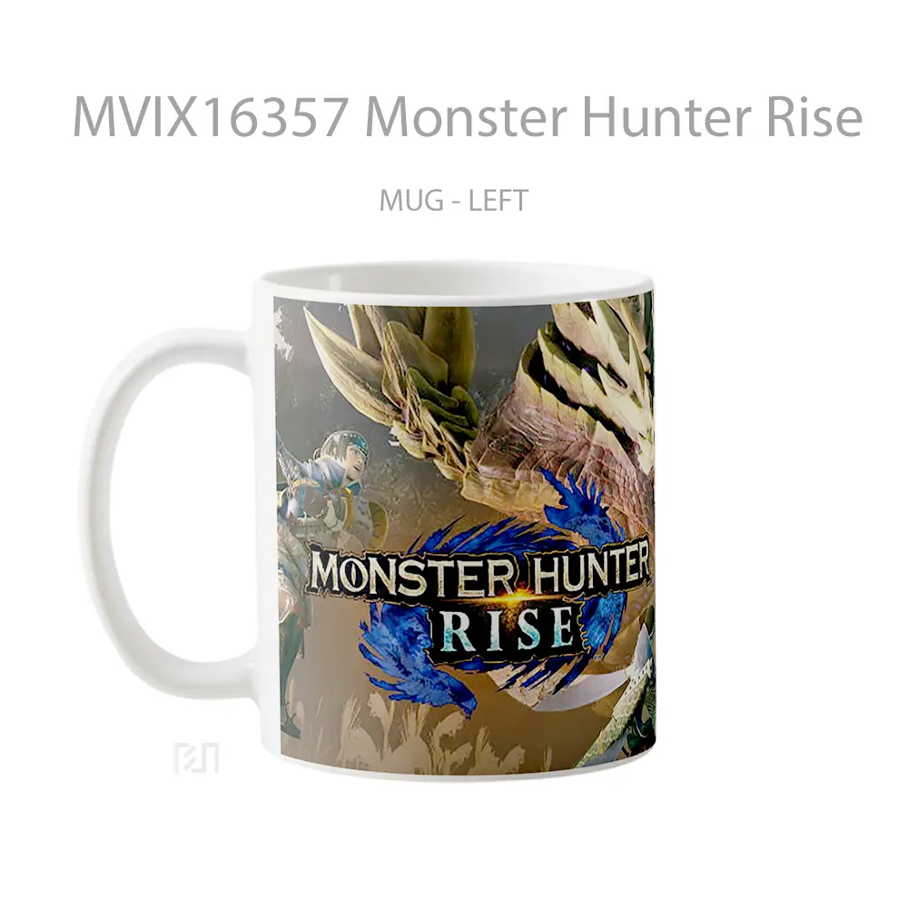 Mug Monster Hunter Rise Full Wrap Lanscape - All-side / Desain