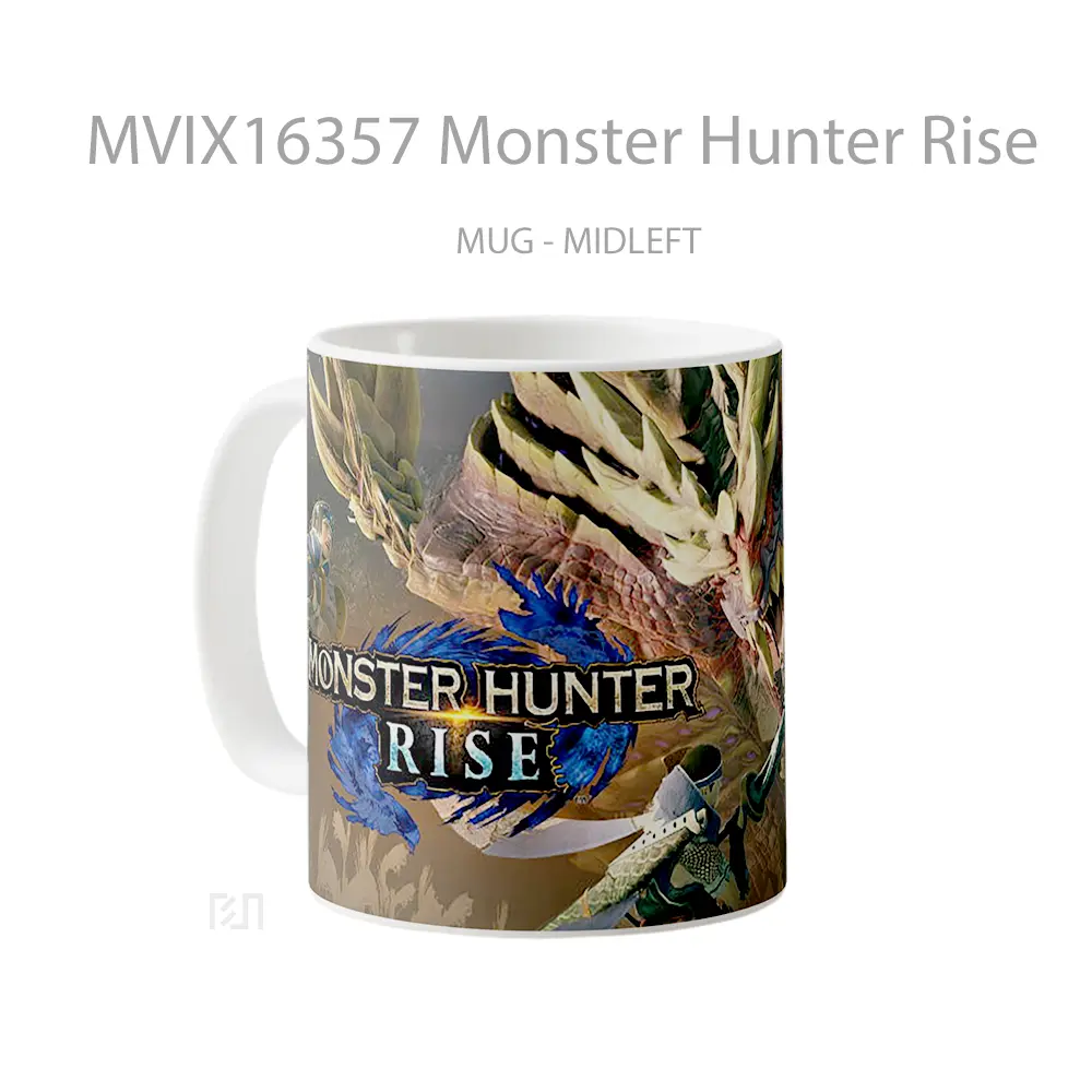 Mug Monster Hunter Rise Full Wrap Lanscape - All-side / Desain