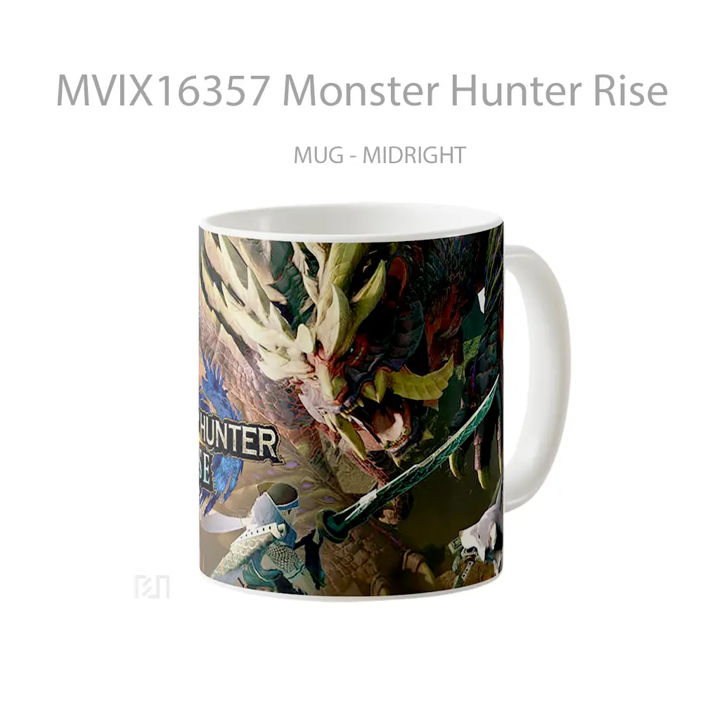 Mug Monster Hunter Rise Full Wrap Lanscape - All-side / Desain
