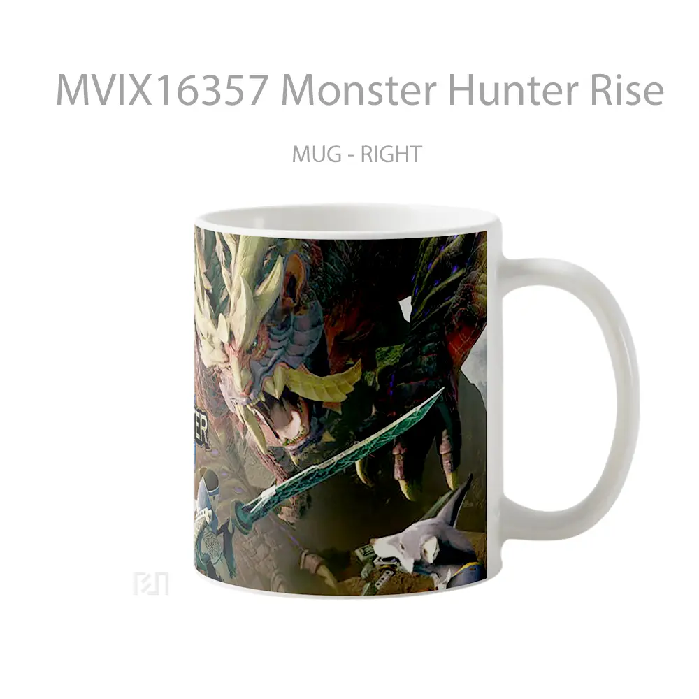 Mug Monster Hunter Rise Full Wrap Lanscape - All-side / Desain