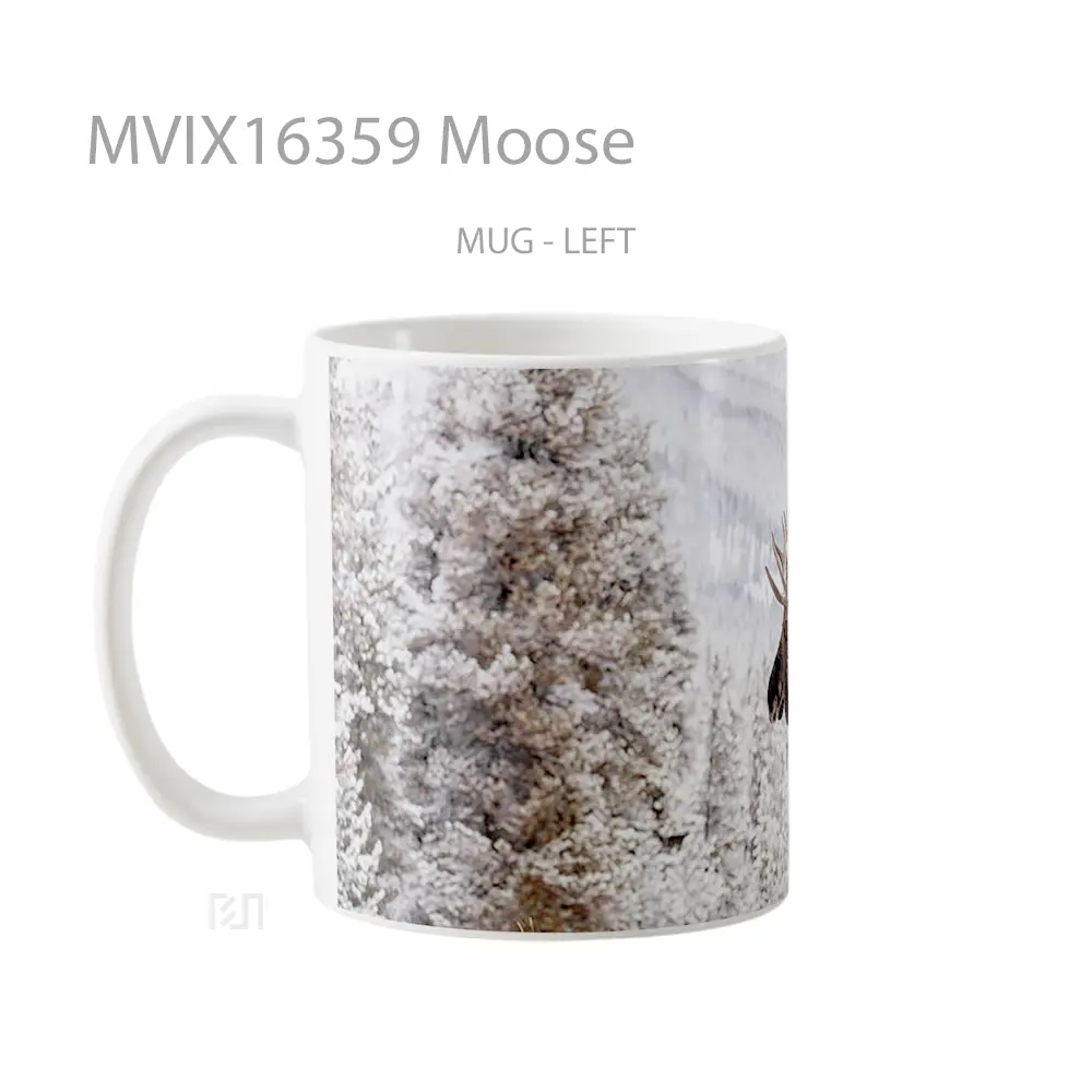 Mug Moose Full Wrap Lanscape - All-side / Desain