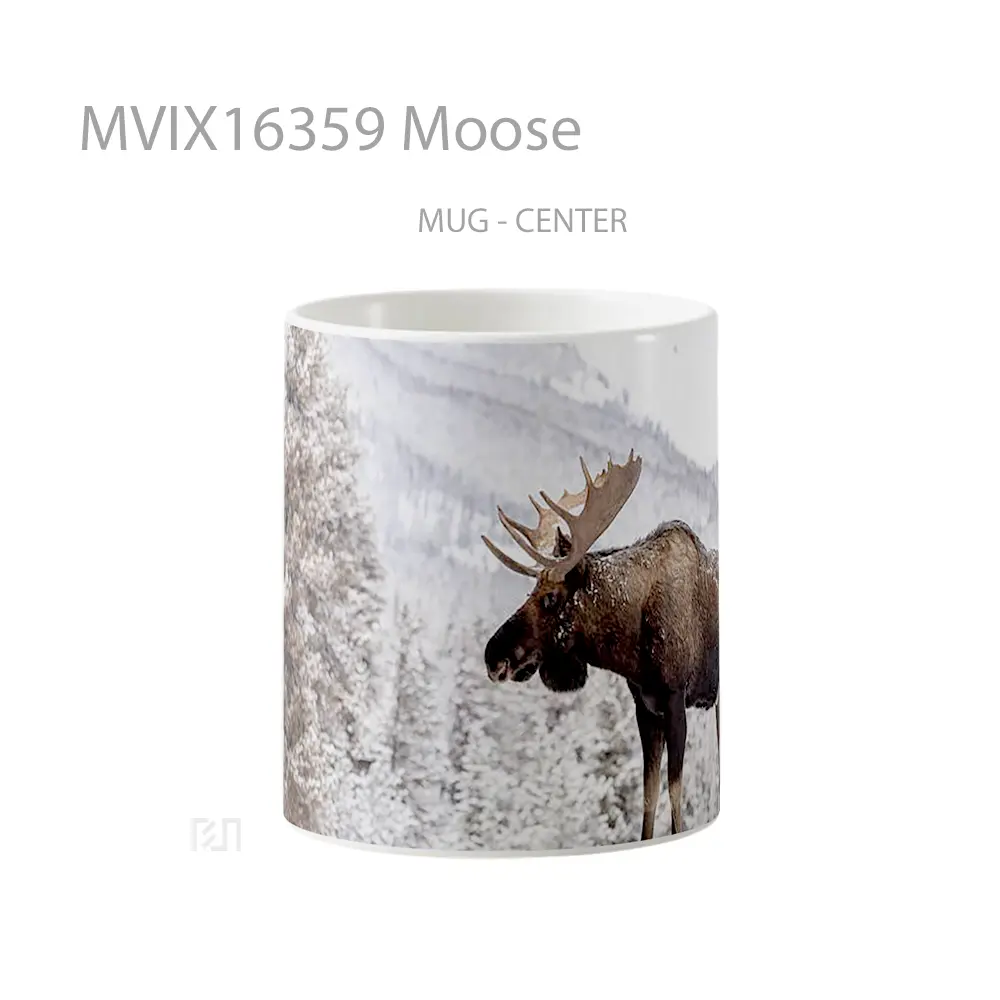 Mug Moose Full Wrap Lanscape