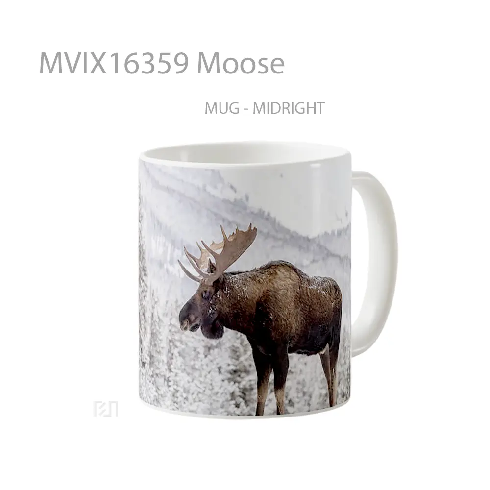 Mug Moose Full Wrap Lanscape - All-side / Desain