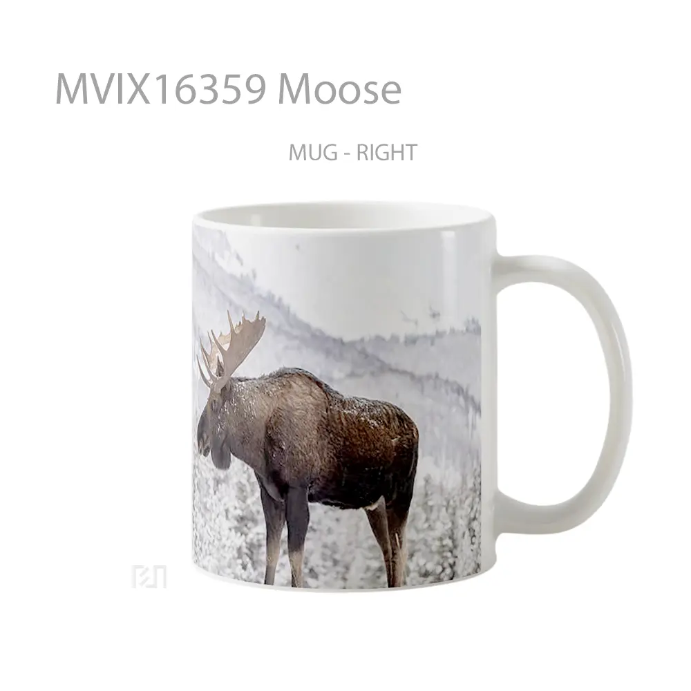 Mug Moose Full Wrap Lanscape - All-side / Desain