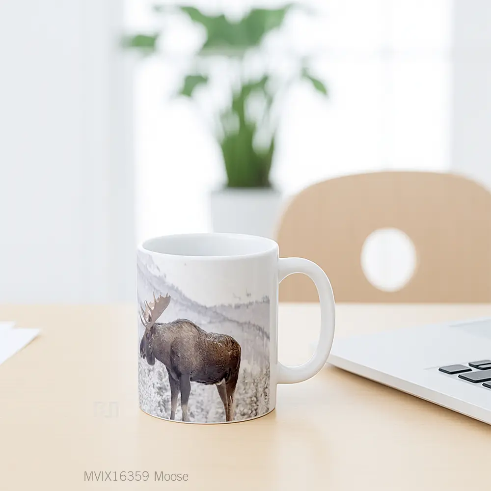 Mug Moose Full Wrap Lanscape - All-side / Desain