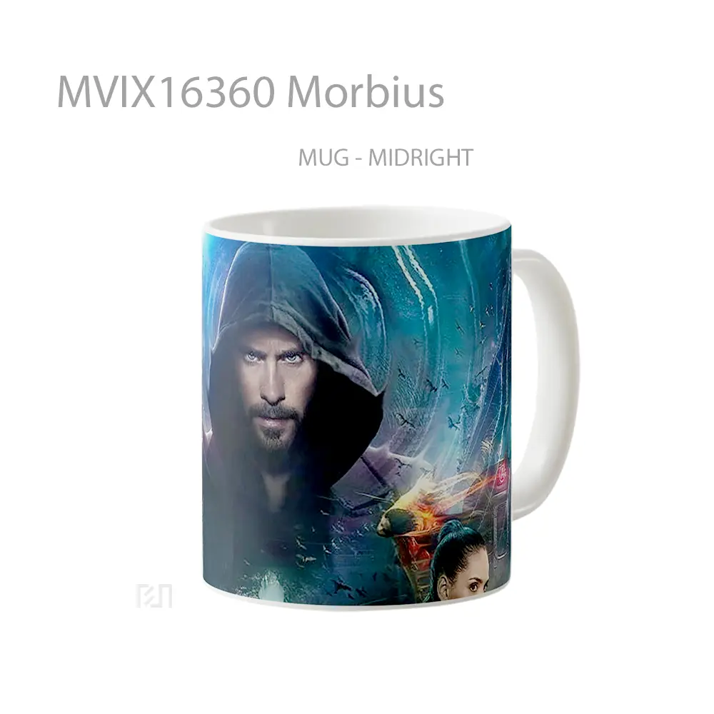 Mug Morbius Full Wrap Lanscape - All-side / Desain