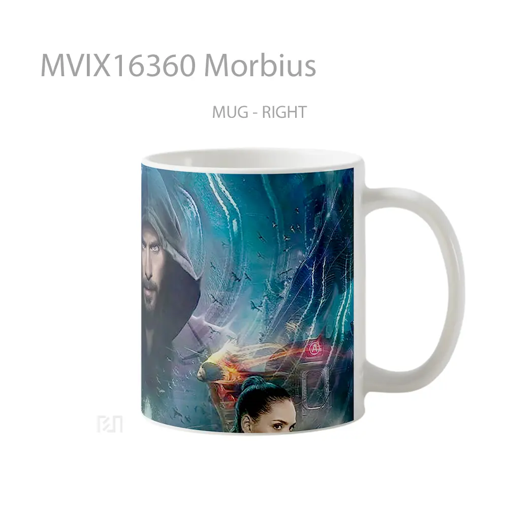 Mug Morbius Full Wrap Lanscape - All-side / Desain