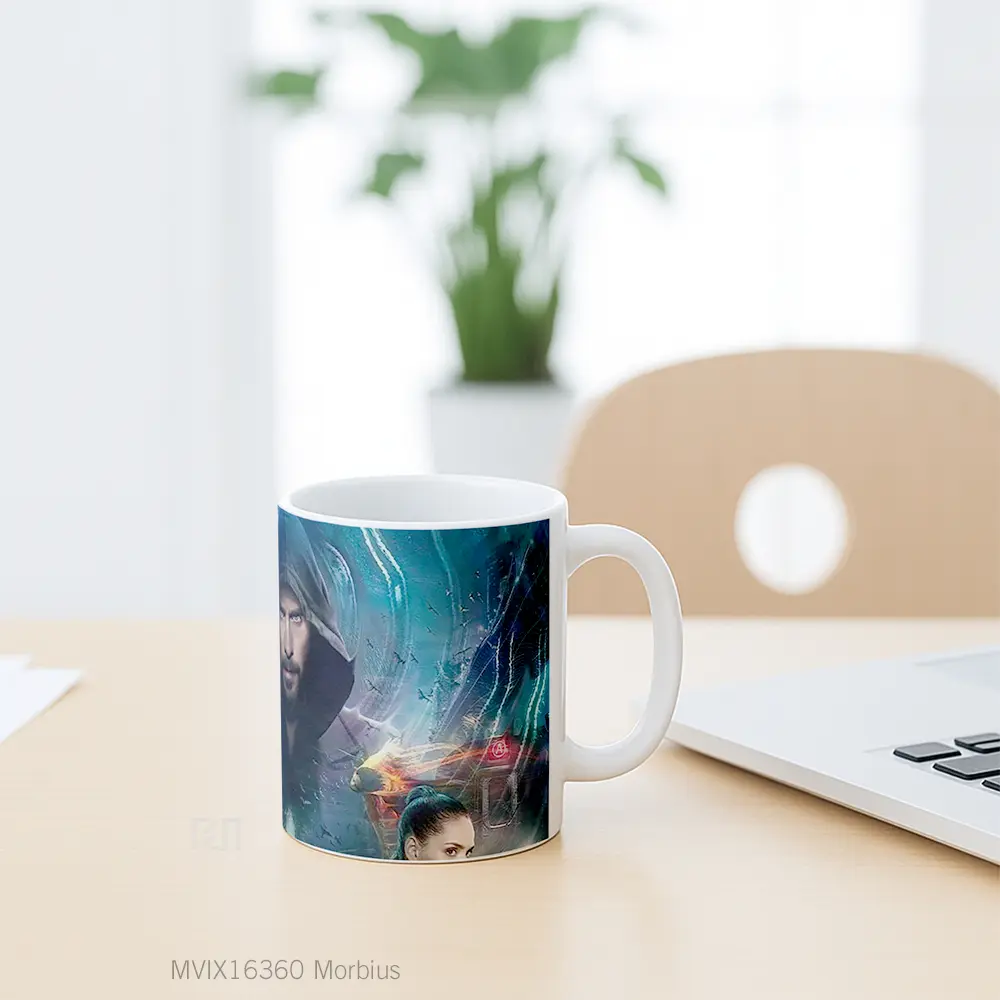 Mug Morbius Full Wrap Lanscape - All-side / Desain