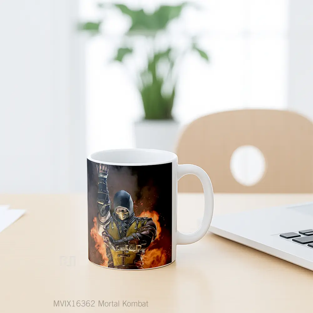 Mug Mortal Kombat Full Wrap Lanscape - All-side / Desain