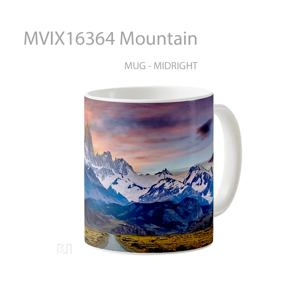 Mug Mountain Full Wrap Lanscape - All-side / Desain