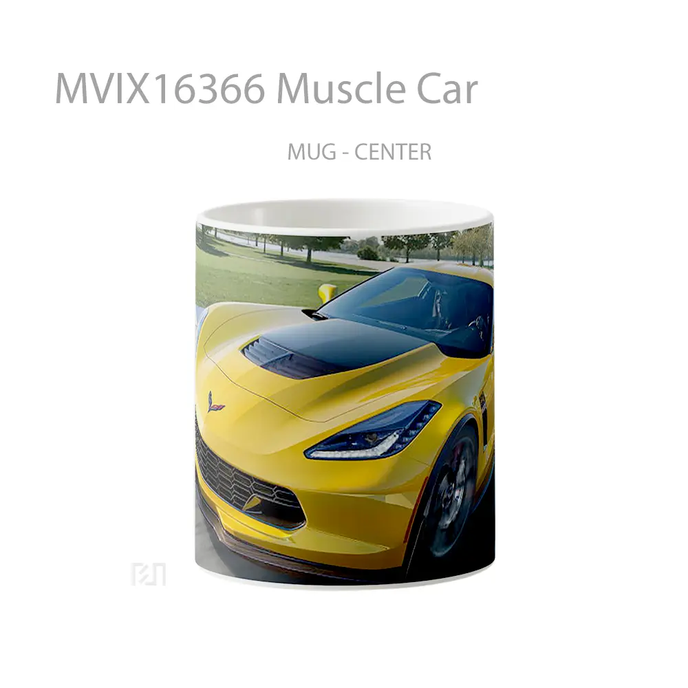 Mug Muscle Car Full Wrap Lanscape