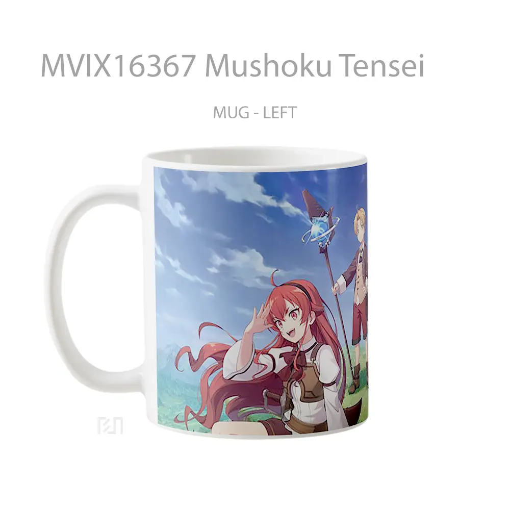 Mug Mushoku Tensei Full Wrap Lanscape - All-side / Desain