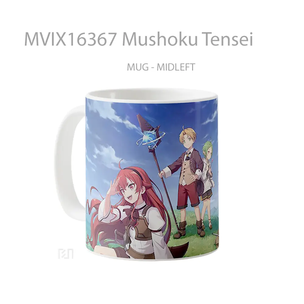 Mug Mushoku Tensei Full Wrap Lanscape - All-side / Desain