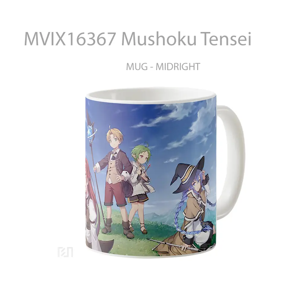 Mug Mushoku Tensei Full Wrap Lanscape - All-side / Desain