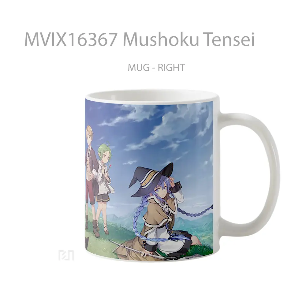 Mug Mushoku Tensei Full Wrap Lanscape - All-side / Desain