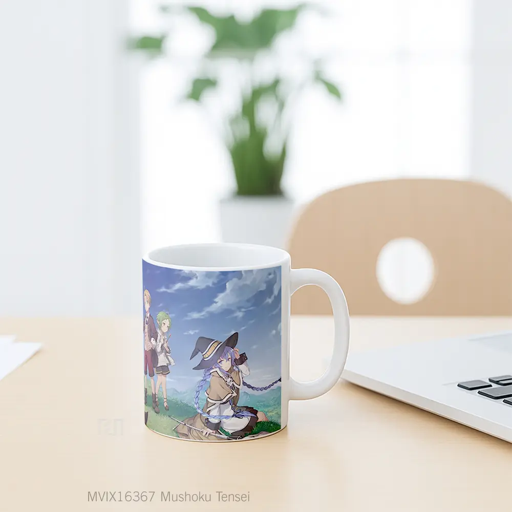 Mug Mushoku Tensei Full Wrap Lanscape - All-side / Desain