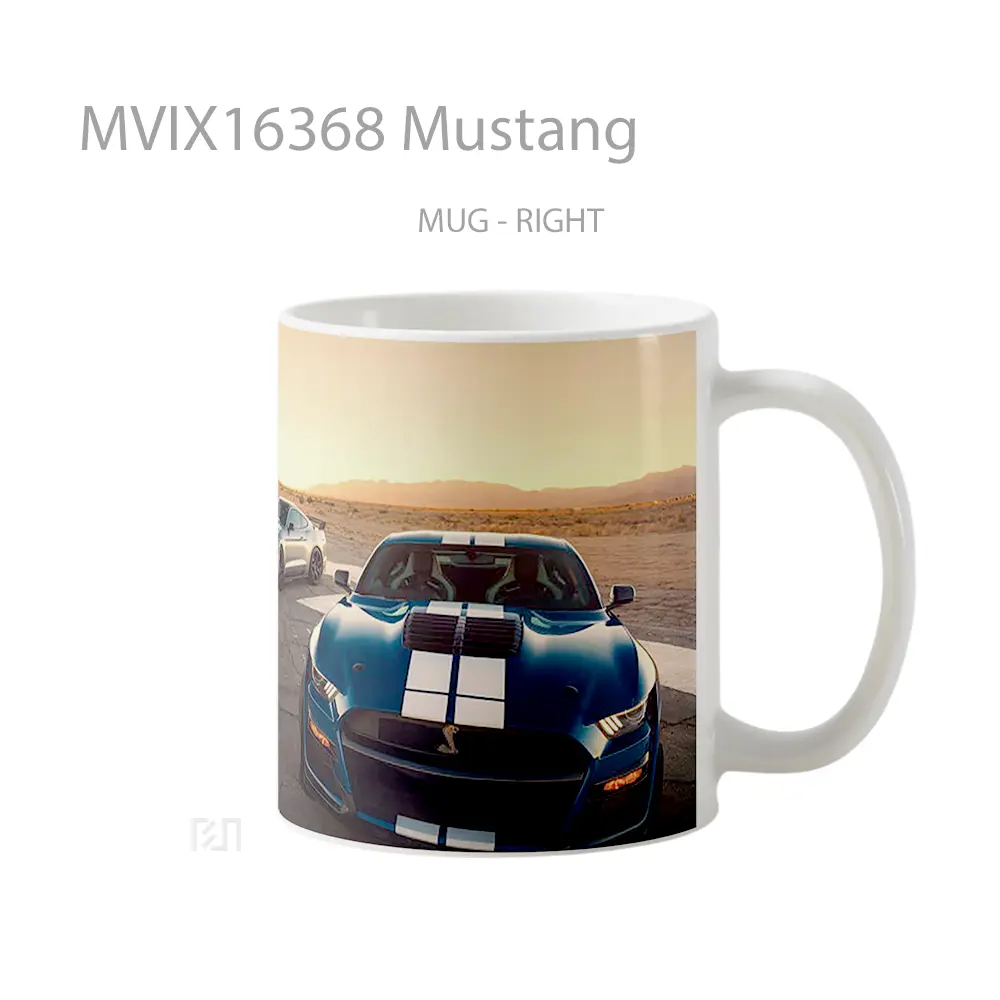 Mug Mustang Full Wrap Lanscape - All-side / Desain