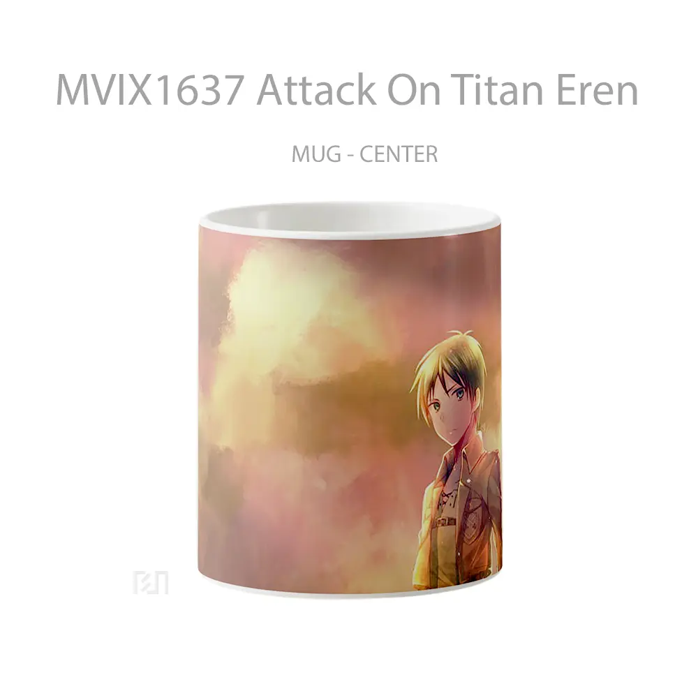 Mug Attack On Titan Eren Full Wrap Lanscape