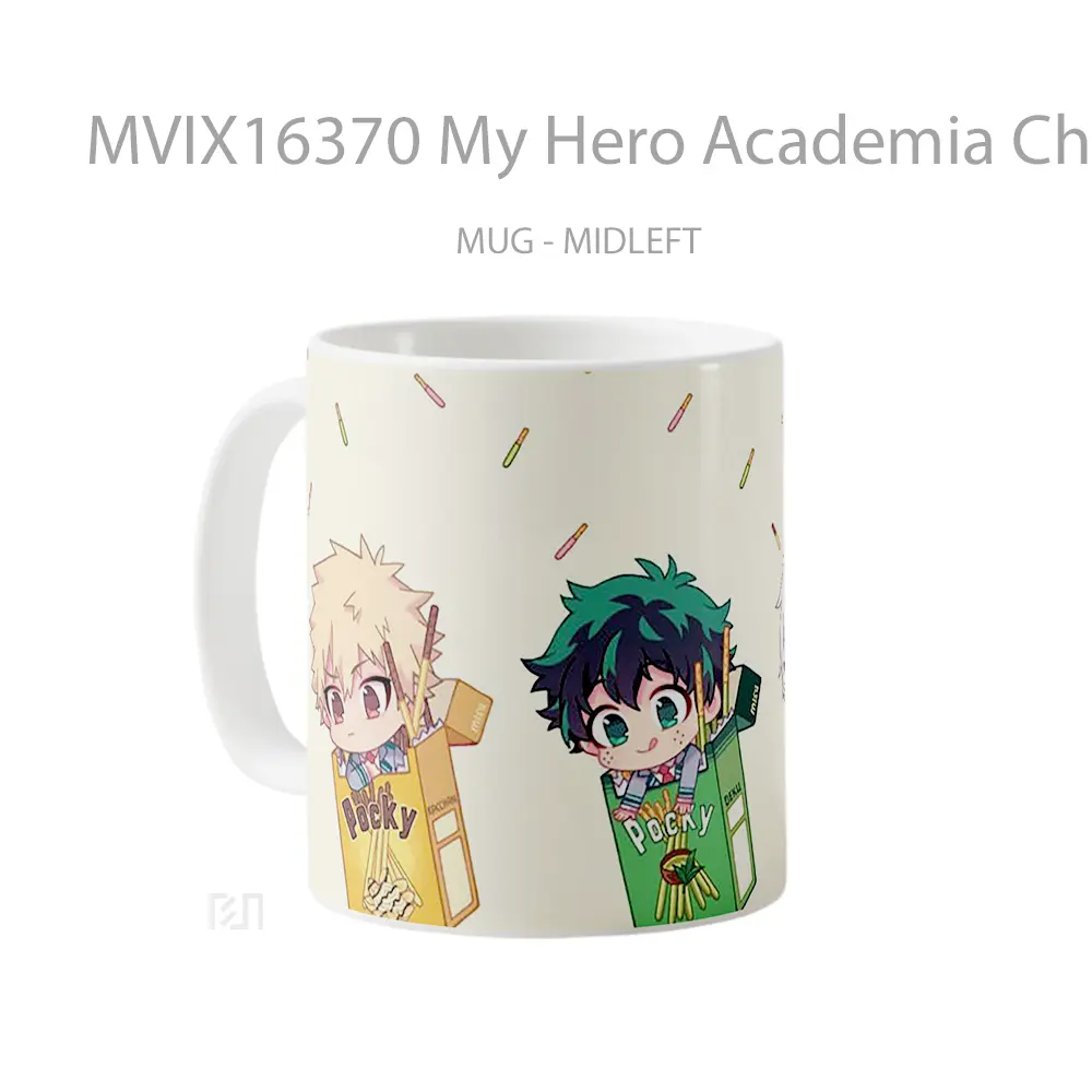 Mug My Hero Academia Chibi Full Wrap Lanscape - All-side / Desain