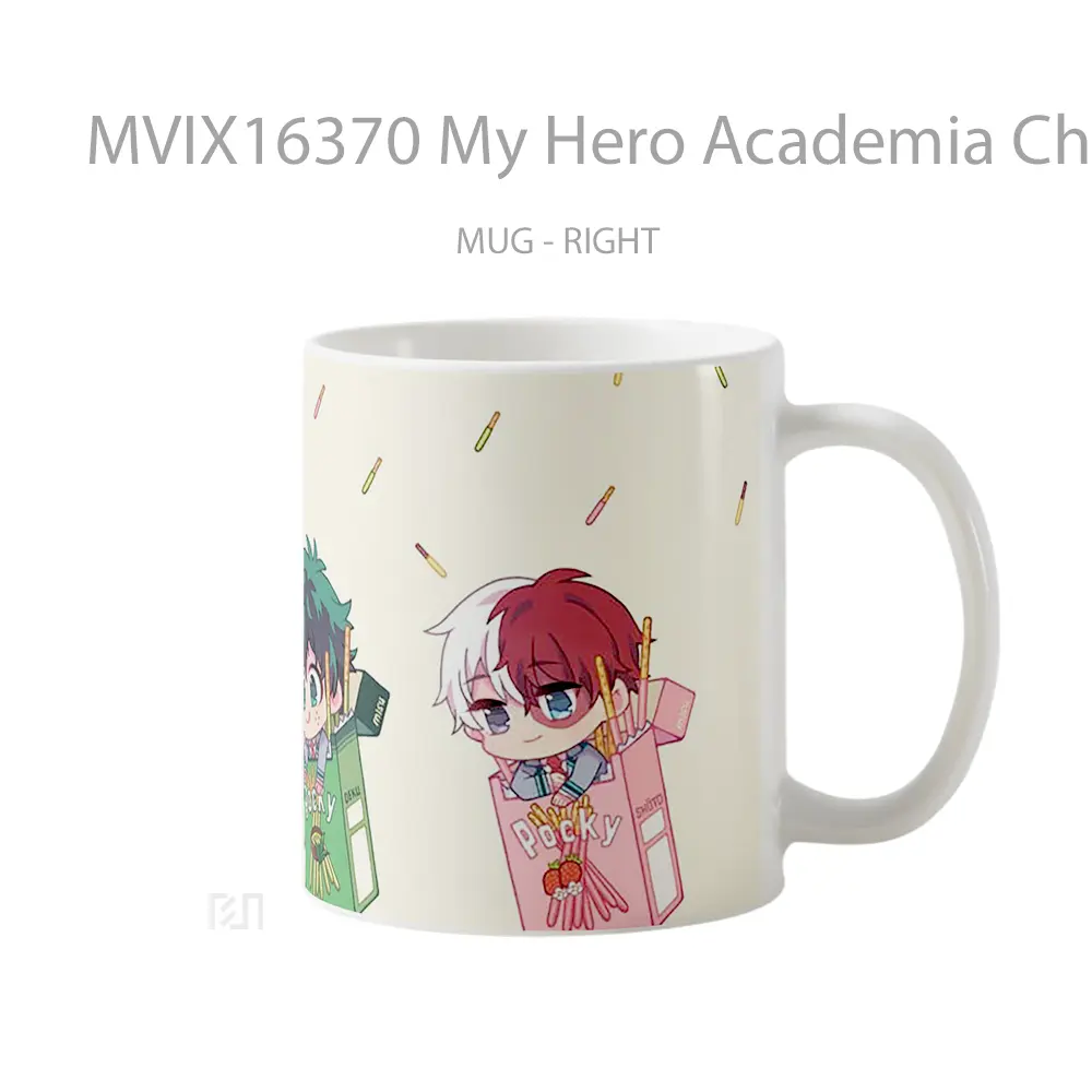 Mug My Hero Academia Chibi Full Wrap Lanscape - All-side / Desain