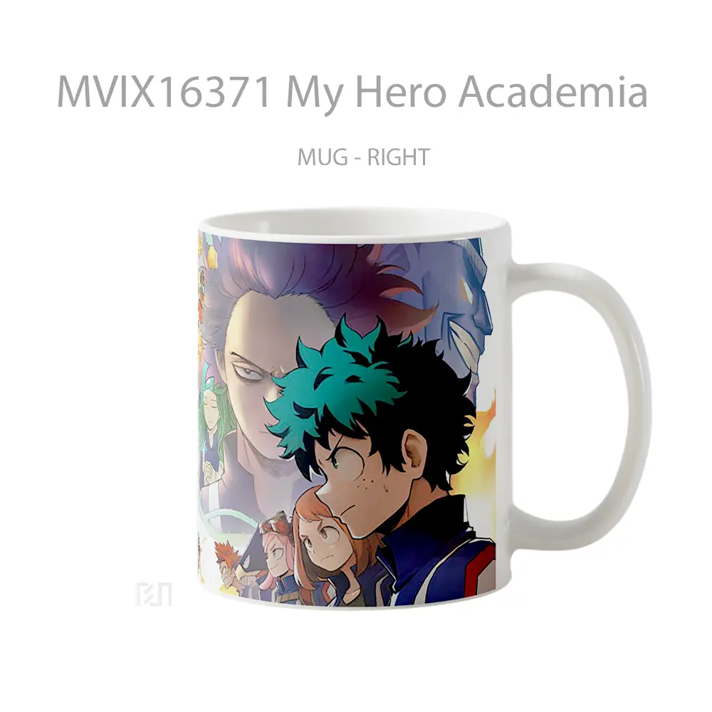 Mug My Hero Academia Full Wrap Lanscape - All-side / Desain