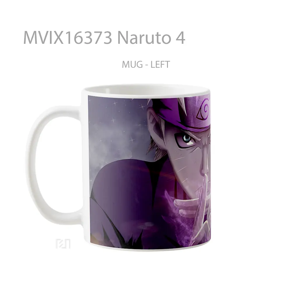 Mug Naruto 4 Full Wrap Lanscape - All-side / Desain