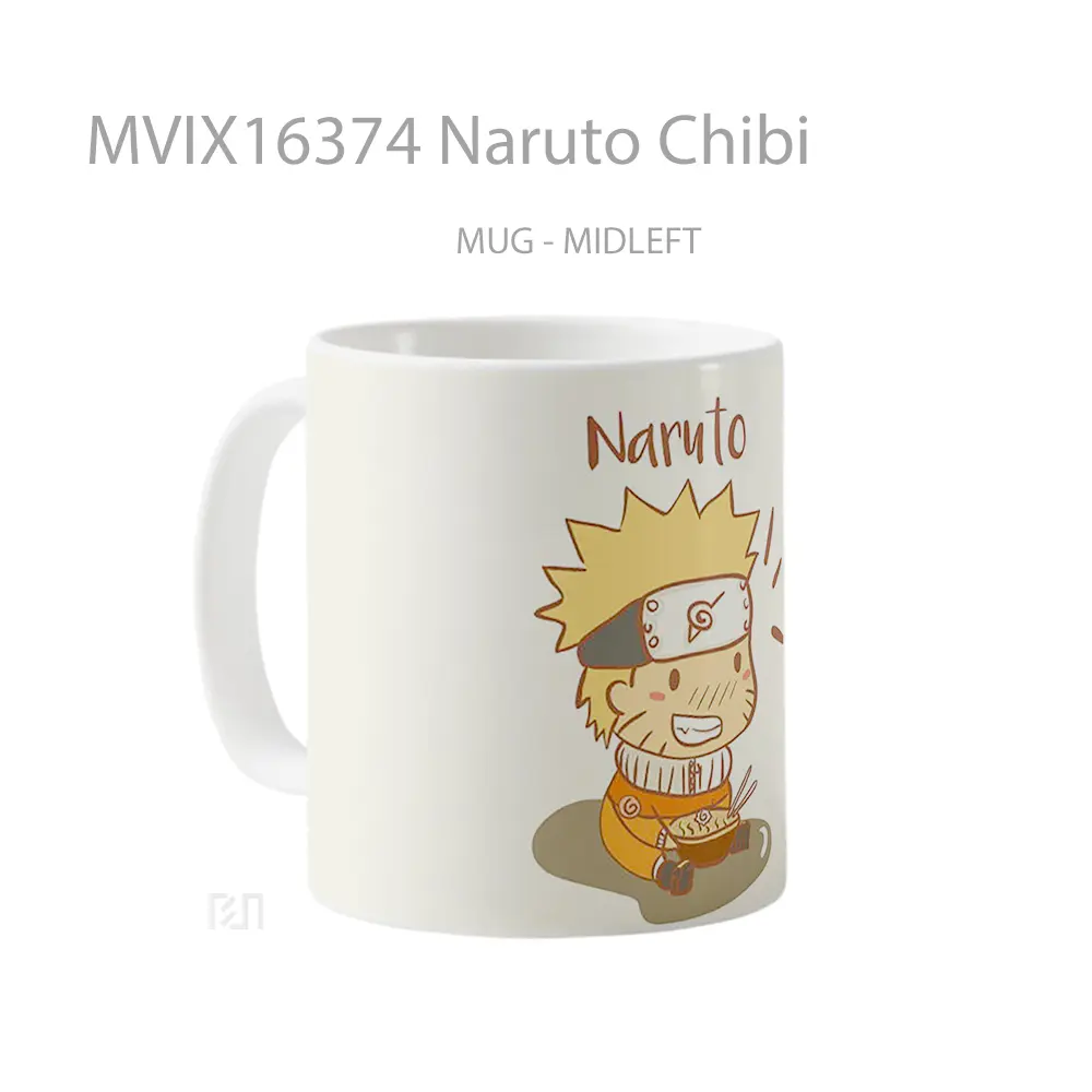 Mug Naruto Chibi Full Wrap Lanscape - All-side / Desain