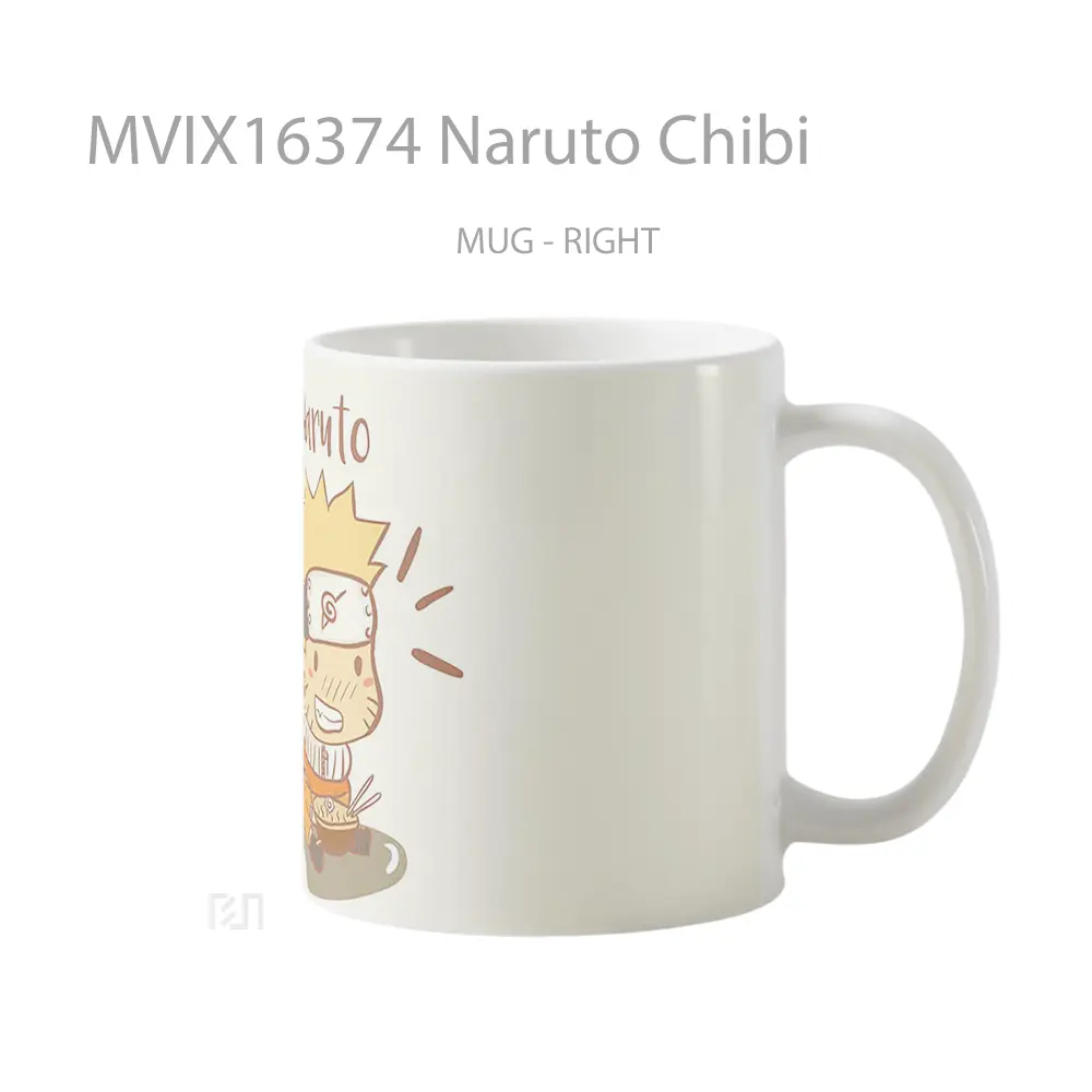 Mug Naruto Chibi Full Wrap Lanscape - All-side / Desain