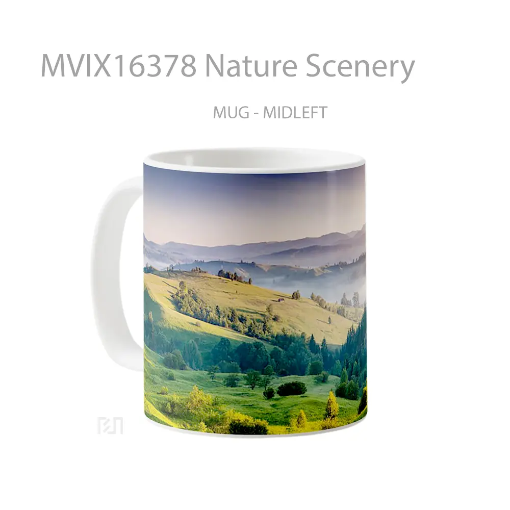 Mug Nature Scenery Full Wrap Lanscape - All-side / Desain