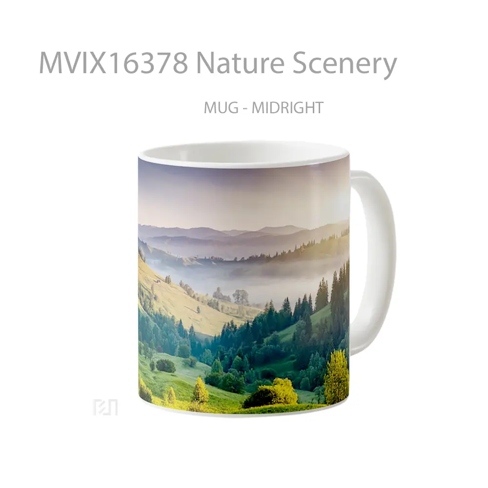 Mug Nature Scenery Full Wrap Lanscape - All-side / Desain