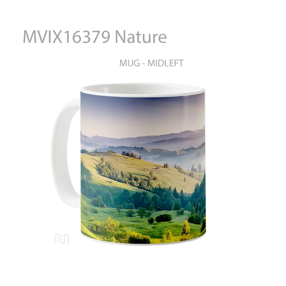 Mug Nature Full Wrap Lanscape - All-side / Desain