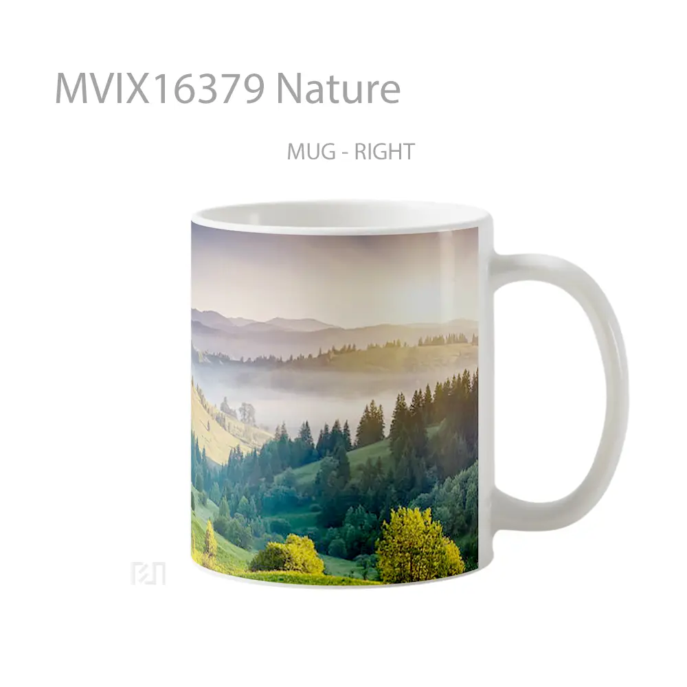 Mug Nature Full Wrap Lanscape - All-side / Desain
